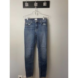 Hudson High Rise Natalie Super Skinny Blue Denim Jeans